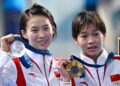 China’s Quan Hongchan wins gold in women’s 10m high diving