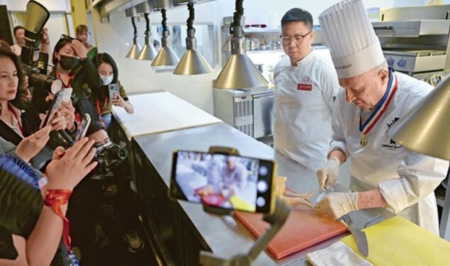 From the French farm to the Chinese table