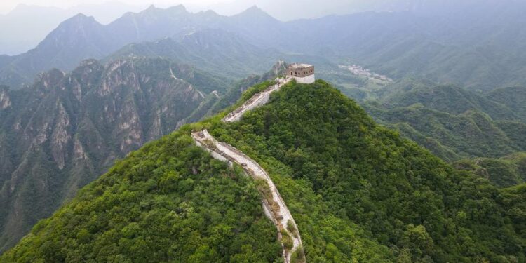 Repair of the Jiankou section of the Great Wall in Beijing