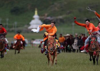 rural folklore event in Garze