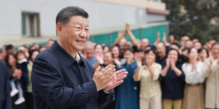 Xi Jinping conducts inspection in Lanzhou, Gansu Province, China