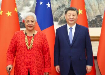 Xi Jinping meets Samoa Prime Minister