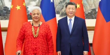 Xi Jinping meets Samoa Prime Minister