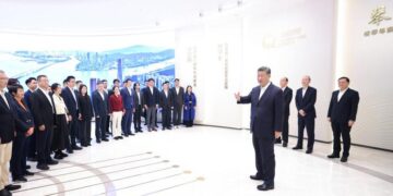 Xi Jinping inspects Guangdong-Macao Deep Cooperation Zone in Hengqin