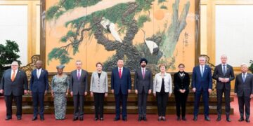 Xi Jinping meets heads of major international economic organizations