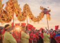 “Silent” but can “thunder”? Wuxi Jade Qi Dragon Dance shines on the top of the Great Wall