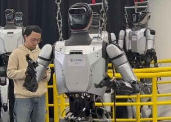The country’s first heterogeneous humanoid robot training ground opens in Shanghai