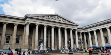 The technical system of the British Museum is partially closed by the artificial destruction