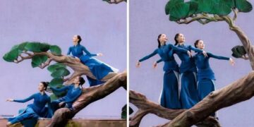 When the dance is “mount into the painting”, Danqing’s realm is drawn endlessly and elegant