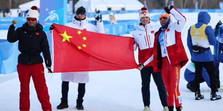 Asian Winter Games | Cross-country Skiing: Chinese team won the men’s 4×7.5km relay championship