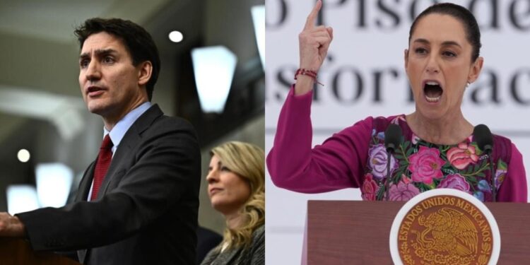 Canadian and Mexican leaders talk about U.S. -Canada Tariffs