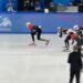 Chinese team won the women’s 3000m relay gold medal in short track speed skating in the Asian Winter Games