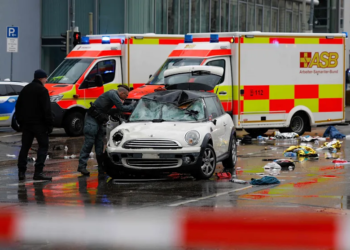 German police: Munich car crash incident injured 36 people in a deliberate attack