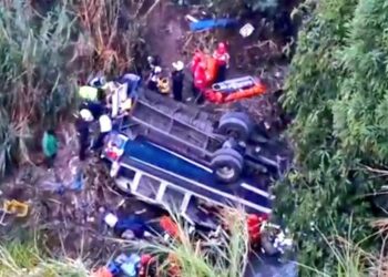 Guatemala bus crashed into a river, killing 54 people. Guns were found in the vehicle involved