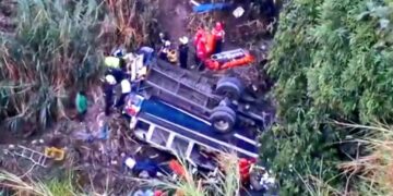 Guatemala bus crashed into a river, killing 54 people. Guns were found in the vehicle involved