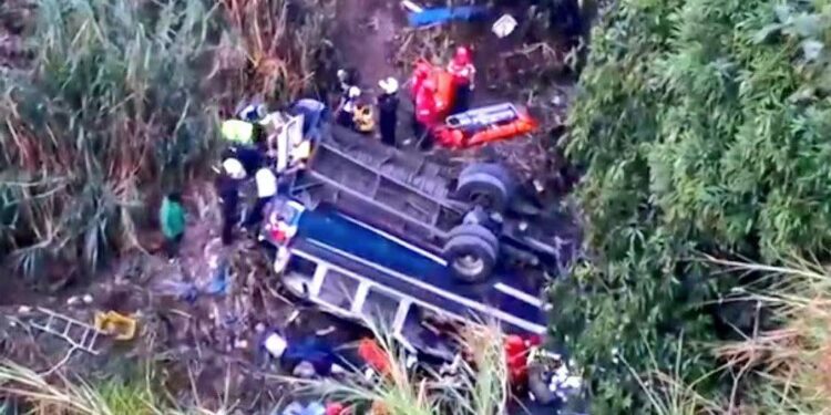 Guatemala bus crashed into a river, killing 54 people. Guns were found in the vehicle involved