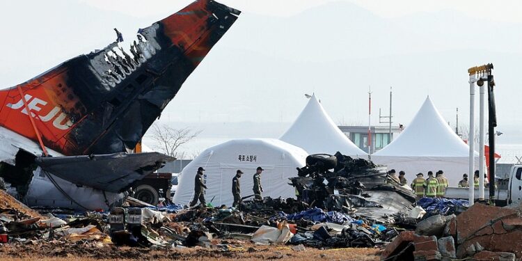 South Korea’s Wuan Airport resumes some flights taking off and landing after 56 days of the air crash
