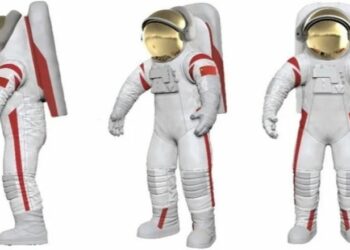 The names of the lunar landing suits and manned lunar rovers are announced