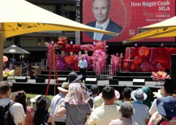 The opening ceremony of the 14th Perth New Year Culture Festival