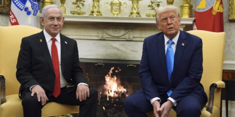 Trump holds talks with Netanyahu to discuss issues such as the ceasefire in Gaza