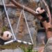 Two giant pandas born in Hong Kong meet the public on Sunday