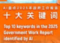 AI inventory of the top ten keywords of the 2025 government work report
