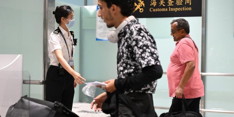 Beijing records an increase in cross -border trips