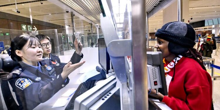 Beijing’s entry points have recorded more than a million foreign passages since the beginning of 2025