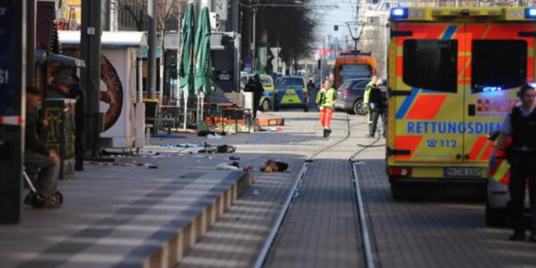 Many people have been injured in car crash in Mannheim, Germany