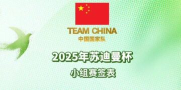 The 2025 Sudiman Cup Chinese team’s opponent in the same group is confirmed
