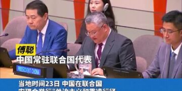China calls for joint opposition to unilateralism and bullying at the UN
