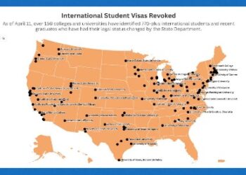 International student visas for many universities in the United States have been revoked