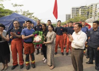 Myanmar leader Min Aung Hlaing visits China’s rescue team-China Daily Network