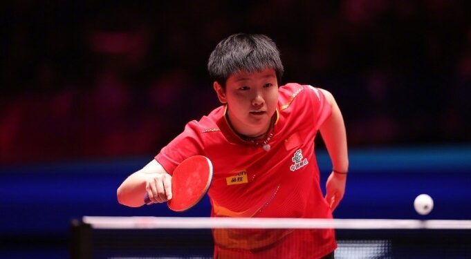 National table tennis team won the World Cup women’s singles championship and runner-up