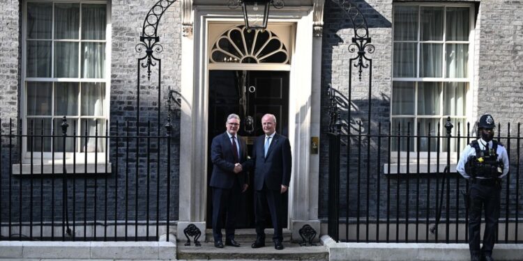 Palestinian Prime Minister visits Britain to meet with British Prime Minister Stamer
