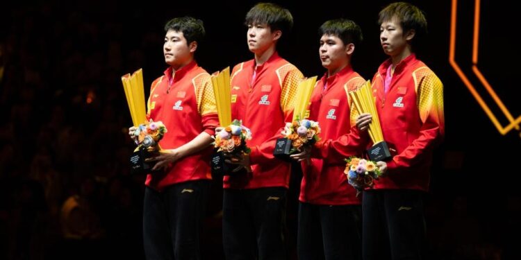 The Chinese Table Tennis Association announced the list of national table tennis competitions in the Doha World Table Tennis Championships