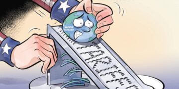 US said tariffs on China were imposed to 245%, and expert analysis of comic poster sharing
