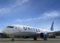 United Airlines Boeing 737 passenger plane caught fire in the air