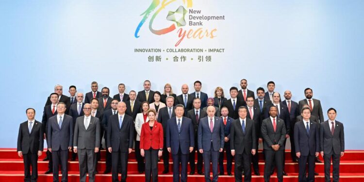 Xi Jinping Visit the new Development Bank