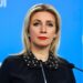 Zakharova: Ukraine deliberately undermines the dialogue that has begun between Russia and the United States