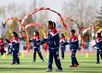 Sports activities incorporating elements of traditional culture animate Chinese campuses