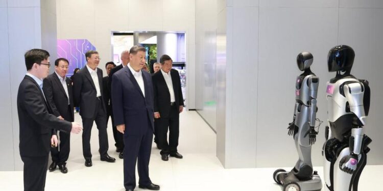 Xi Jinping inspects the AI ​​sector in Shanghai and calls for its development