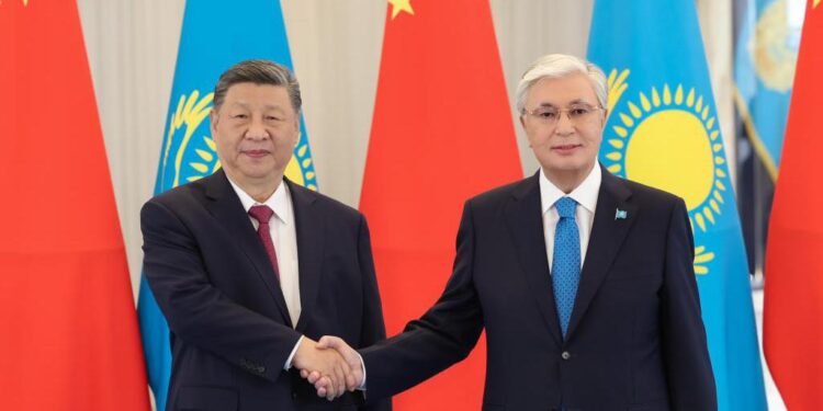 China is willing to work with Kazakhstan to contribute more to regional and global peace and development
