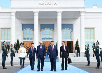 XI leaves Astana after her participation in the second Chinese-Asie Central summit