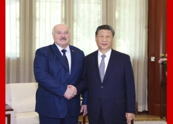 Xi Jinping meets President Bélarusse