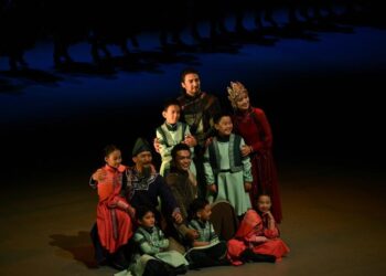 Opening of an international dance festival in Xinjiang