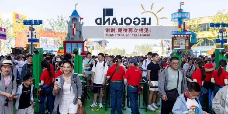 Opening of the first Legoland complex in China in Shanghai