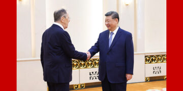 Xi Jinping meets the Russian Minister for Foreign Affairs