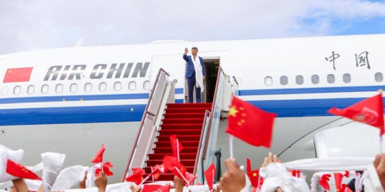 Xi Jinping leaves the Xizang after attending the celebrations of the 60th anniversary of the Autonomous Region Foundation