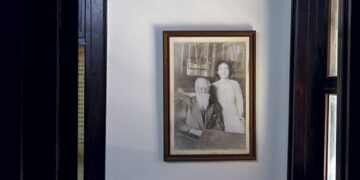 The Bussière garden in China at war